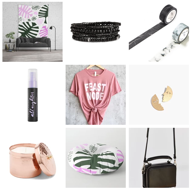 Pretty colorful things moodboard